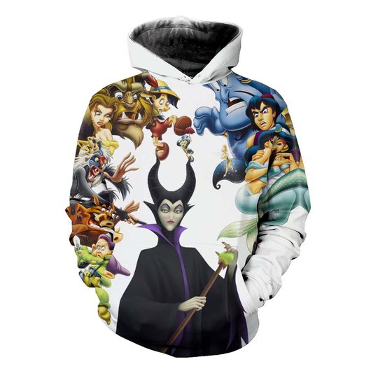 Maleficent Disney Halloween 3D Hoodie
