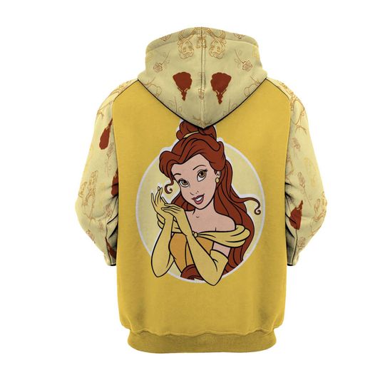 Belle My Emotions Disney 3D Hoodie