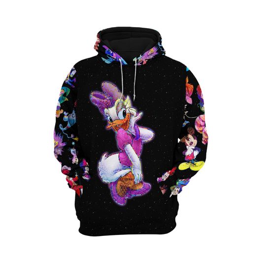 Daisy Duck Galaxy Night Sky Patterns | Disney Sweatshirt/Hoodie