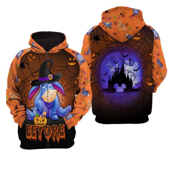 Eeyore Donkey Halloween | Disney 3D Hoodie