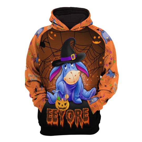 Eeyore Donkey Halloween | Disney 3D Hoodie