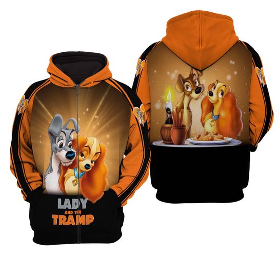Lady And The Tramp | Disney 3D Hoodie