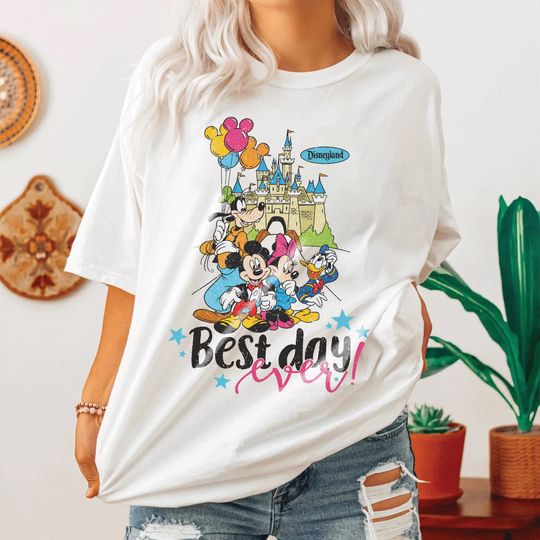 Vintage Best Day Ever T-shirt, Retro Disneyland