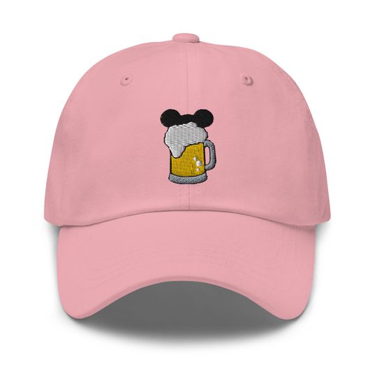 Mouse Lager Embroidered Adjustable Dad Hat, Disneybound Baseball Cap