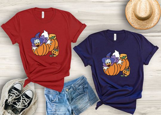Donald Duck Halloween Shirt, Disney Family Tee