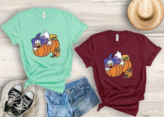 Donald Duck Halloween Shirt, Disney Family Tee