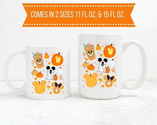 Fall Halloween Disney Mug