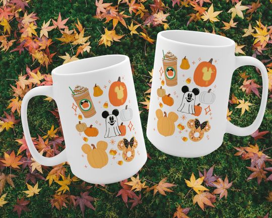 Fall Halloween Disney Mug