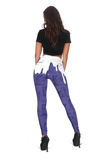 Maleficent Disney Hollow Tanktop Legging Outfit Set