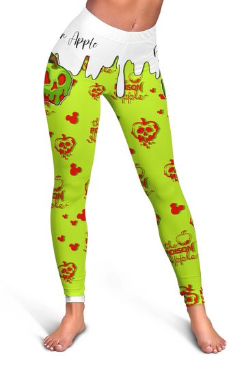 Snow White Poison Apple Disney Hollow Tanktop Legging Outfit Set