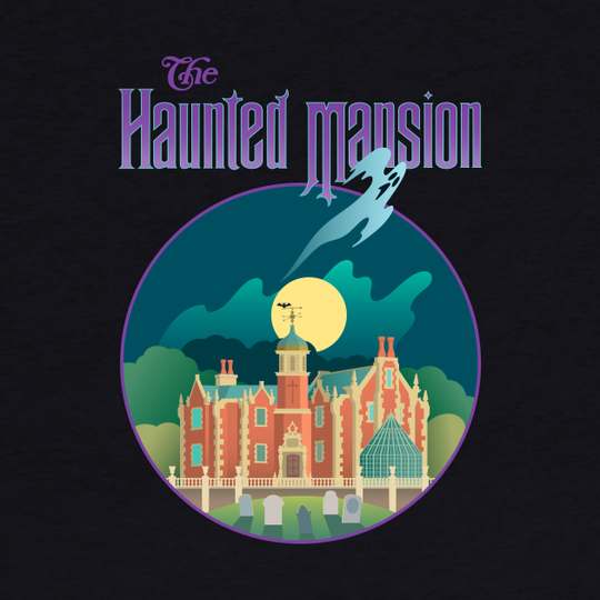 Haunted Mansion - Disney - Baseball T-Shirt