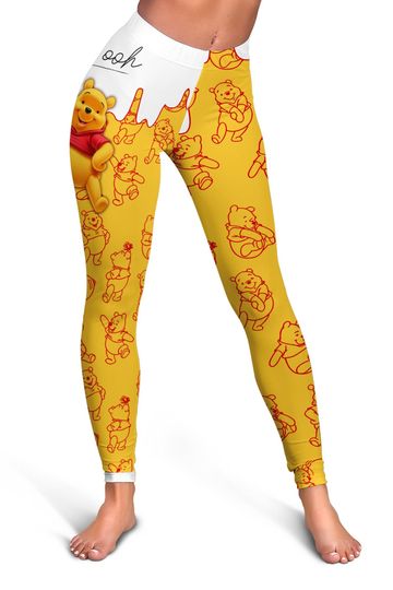 Winnie Pooh Disney Hollow Tanktop Legging Outfit Set