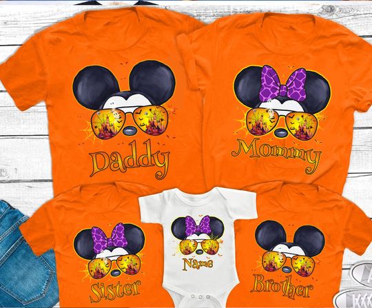 Custom Disney Halloween Shirt