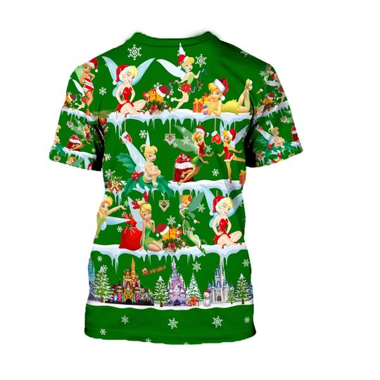 Tinker Bell Santa Hats | Disney Christmas Party T-shirts