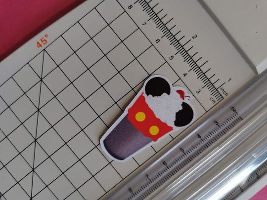 Mickey Milkshake Sticker Disney Park Snacks Sticker