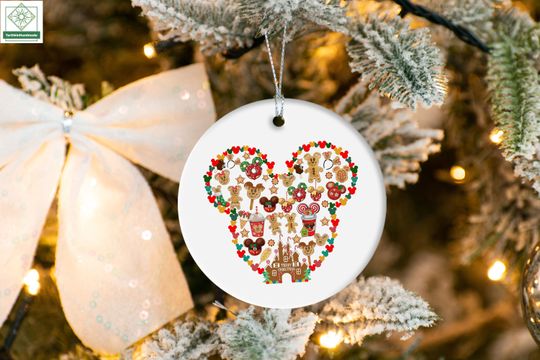 Mickey Shaped Snacks Ornament, Christmas Disney Ornament