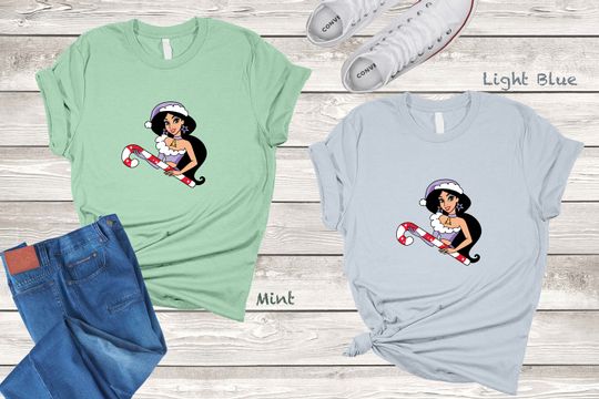 Disney Christmas Shirt, Princess Jasmine