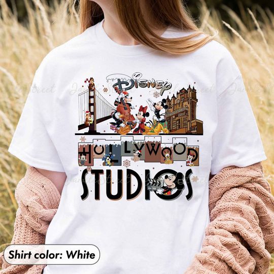 Vintage Disney Christmas Hollywood Studios Sweatshirt