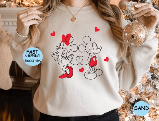 Disney Valentines Day Shirt, minnie mickey love Shirt