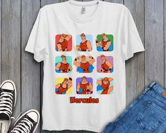 Disney Hercules Moods Characters T-Shirt