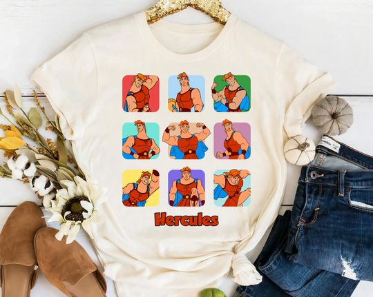 Disney Hercules Moods Characters T-Shirt