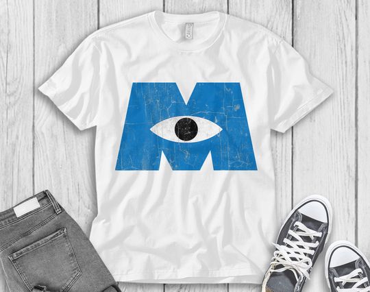 Disney Monsters Inc. Eye Logo Graphic T Shirt