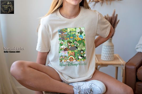 Disneyworld St Patricks Day Sweatshirt, Mouse & Friends Saint Patricks Day Sweatshirt