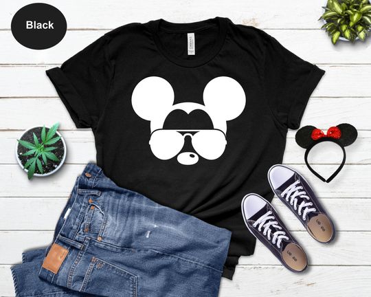 Disney Mouse Shirt, Minnie Mickey Leopard Shirts