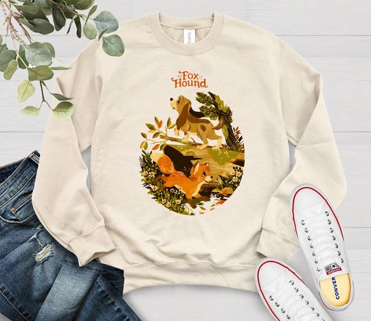The Fox and The Hound Sweatshirt, Disney Mickey Sweatshirt