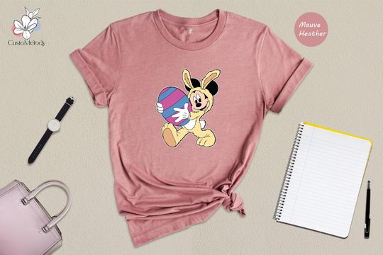 Mickey Easter Shirt, Mickey Mouse Shirt, Disney Easter Shirt, Egg Hunting Shirt
