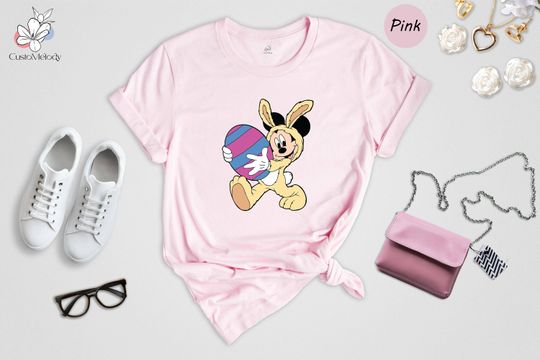 Mickey Easter Shirt, Mickey Mouse Shirt, Disney Easter Shirt, Egg Hunting Shirt