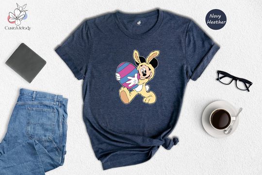 Mickey Easter Shirt, Mickey Mouse Shirt, Disney Easter Shirt, Egg Hunting Shirt