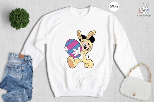 Mickey Easter Shirt, Mickey Mouse Shirt, Disney Easter Shirt, Egg Hunting Shirt