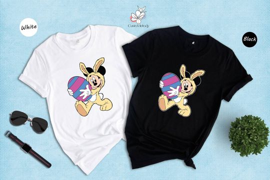 Mickey Easter Shirt, Mickey Mouse Shirt, Disney Easter Shirt, Egg Hunting Shirt