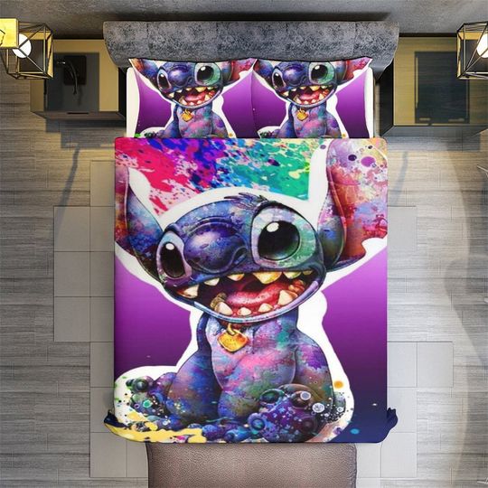 Disney Stitch Duvet Cover Pillow Cover Bedding Set