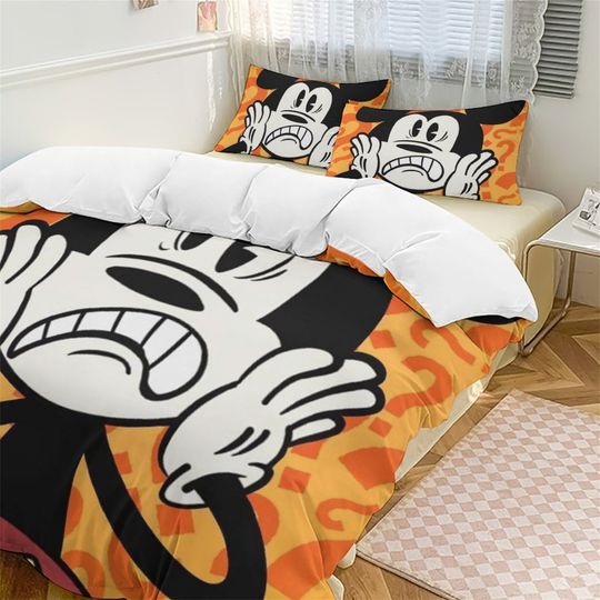 Disney Mickey Mouse Duvet Cover Pillow Cover Bedding Set