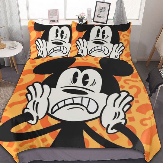 Disney Mickey Mouse Duvet Cover Pillow Cover Bedding Set