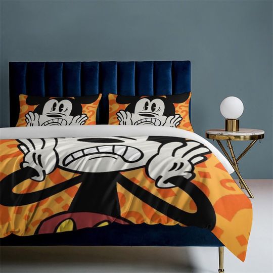 Disney Mickey Mouse Duvet Cover Pillow Cover Bedding Set