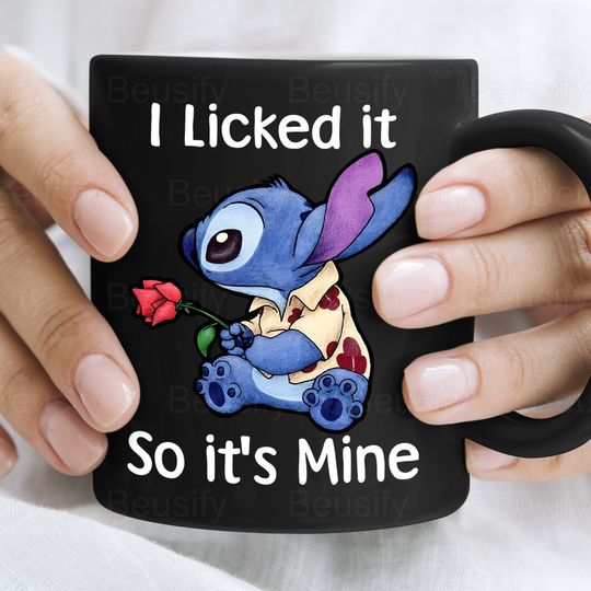 Stitch Mugs, Stitch Coffee Mugs, Stitch Disney Cup, Ceramic Mug