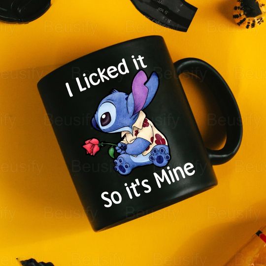 Stitch Mugs, Stitch Coffee Mugs, Stitch Disney Cup, Ceramic Mug