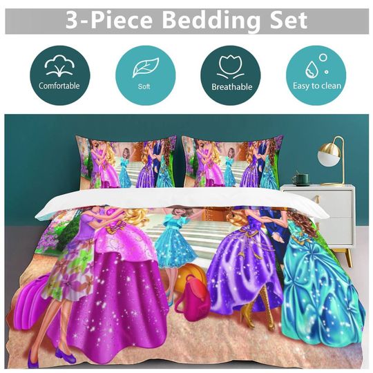 Disney Barbie Bedding Set