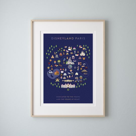 Disneyland Paris 30th Anniversary Map
