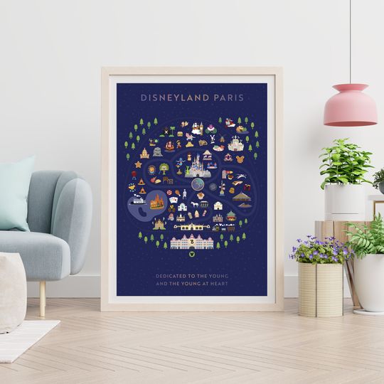 Disneyland Paris 30th Anniversary Map