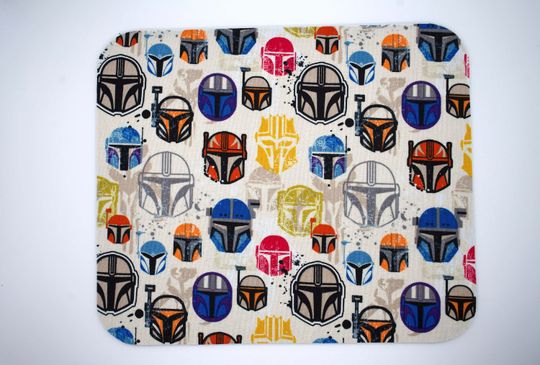 Star Wars Disney Mandalorian Helmet Mouse Pad