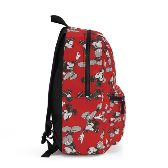 Disney Red Backpack, Mickey Mouse Bag