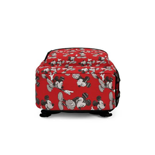Disney Red Backpack, Mickey Mouse Bag