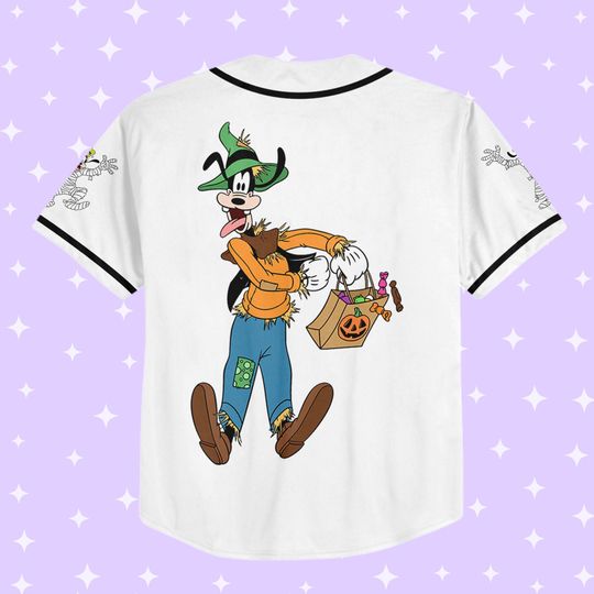 Personalized Halloween Disney Vintage Funny Goofy Jersey