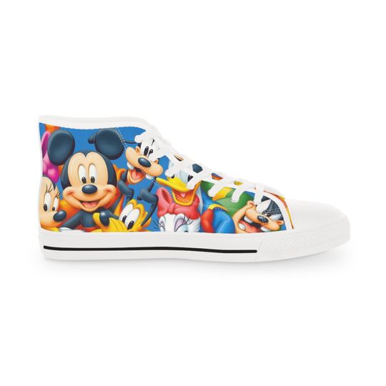Mickey Mouse & Friends Shoes, Disney High Top Sneakers