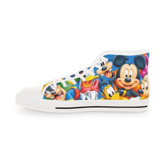 Mickey Mouse & Friends Shoes, Disney High Top Sneakers