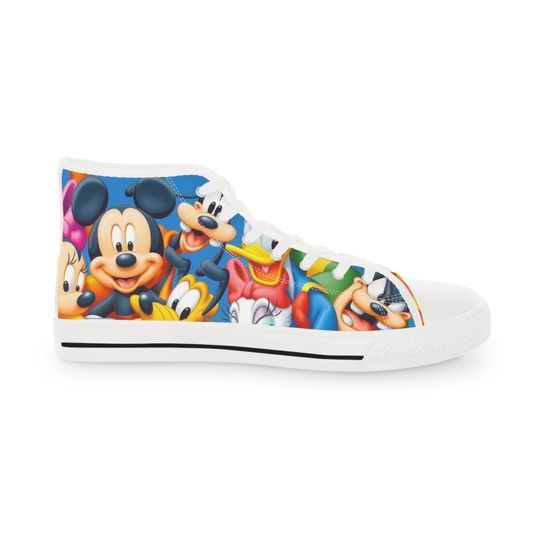 Mickey Mouse & Friends Shoes, Disney High Top Sneakers